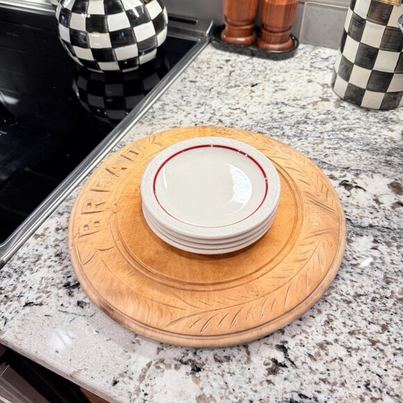 4 1950's Restaurant Bread and Butter Plates - Picture 4 of 11